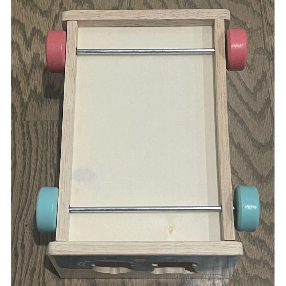 Toddler Montessori Wooden Farm Animal Shape Sorter Hand Eye Coordination